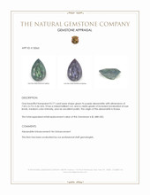 0.77 Ct. Alexandrite from Russia Appraisal