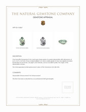 0.66 Ct. Alexandrite from Russia  Appraisal