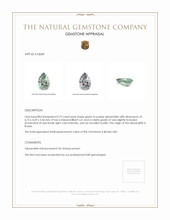 0.73 Ct. Alexandrite from Russia  Appraisal