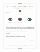 2.78 Ct. Cabochon Alexandrite from Russia  Appraisal