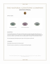 1.00 Ct. Cabochon Alexandrite from Russia Appraisal