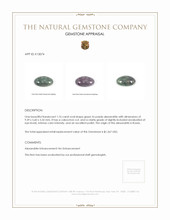 1.76 Ct. Cabochon Alexandrite from Russia  Appraisal