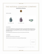 0.35 Ct. Alexandrite from Russia  Appraisal