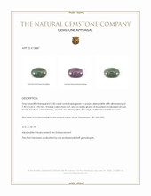 1.30 Ct. Cabochon Alexandrite from Russia Appraisal