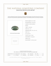 1.30 Ct. Cabochon Alexandrite from Russia Scan Report