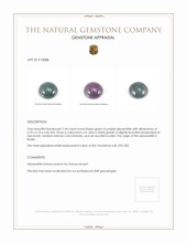 1.44 Ct. Cabochon Alexandrite from Russia  Appraisal