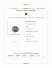 1.44 Ct. Cabochon Alexandrite from Russia Scan Report
