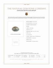 0.97 Ct. Cabochon Alexandrite from Russia Scan Report