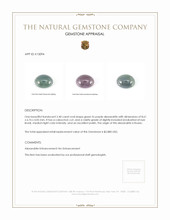 2.40 Ct. Cabochon Alexandrite from Russia  Appraisal