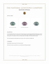 2.40 Ct. Cabochon Alexandrite from Russia Appraisal