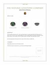 0.41 Ct. Alexandrite from Russia Appraisal