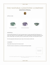 0.39 Ct. Alexandrite from Russia  Appraisal