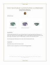 0.39 Ct. Alexandrite from Russia Appraisal