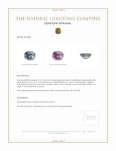 0.21 Ct. Alexandrite from Russia  Appraisal