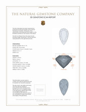 0.17 Ct. Alexandrite from Russia  3 D Scan Report