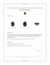0.15 Ct. Alexandrite from Russia  Appraisal