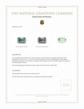 0.40 Ct. Alexandrite from Russia  Appraisal