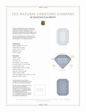 0.40 Ct. Alexandrite from Russia  3 D Scan Report