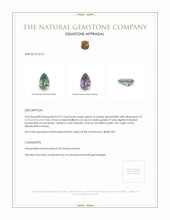 0.27 Ct. Alexandrite from Russia  Appraisal