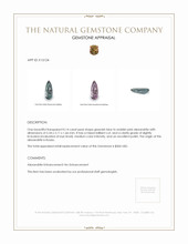 0.14 Ct. Alexandrite from Russia  Appraisal