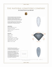 0.14 Ct. Alexandrite from Russia  3 D Scan Report