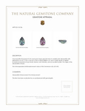 0.34 Ct. Alexandrite from Russia  Appraisal