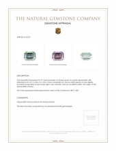 0.19 Ct. Alexandrite from Russia  Appraisal