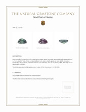 0.33 Ct. Alexandrite from Russia  Appraisal