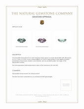 0.26 Ct. Alexandrite from Russia  Appraisal