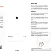 5.10 Ct. Red Almandine Garnet from Ceylon (Sri Lanka) Scan Report