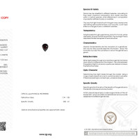 5.74 Ct. Red Almandine Garnet from Ceylon (Sri Lanka) Scan Report