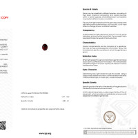 4.43 Ct. Almandine Garnet from Ceylon (Sri Lanka) Scan Report