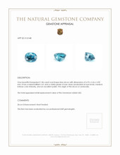 1.86 Ct. Zircon from Cambodia Appraisal