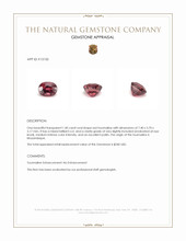 1.40 Ct. Tourmaline from Mozambique Appraisal