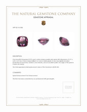 0.95 Ct. Spinel from Ceylon (Sri Lanka) Appraisal