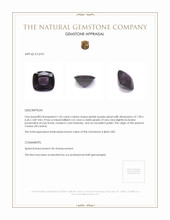 1.42 Ct. Spinel from Ceylon (Sri Lanka) Appraisal