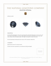 1.48 Ct. Spinel from Ceylon (Sri Lanka) Appraisal