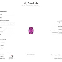 81.62 Ct. Pinkish Purple Kunzite from Afghanistan Scan Report