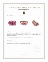 227.09 Ct. Kunzite from Afghanistan Appraisal