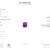 89.75 Ct. Kunzite from Afghanistan Scan Report