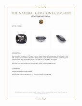 1.27 Ct. Purple Spinel from Ceylon (Sri Lanka) Appraisal
