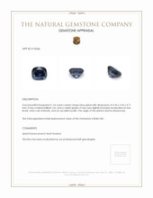 1.63 Ct. Spinel from Burma (Myanmar) Appraisal