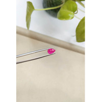 1.24 Ct. Cabochon Rubellite Tourmaline from Brazil Life Style