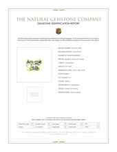 0.87 Ct. Chrysoberyl from Ceylon (Sri Lanka) Scan Report
