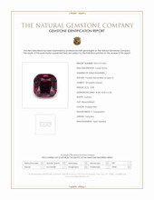 3.98 Ct. Rhodolite Garnet from Tanzania Scan Report