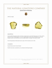 22.86 Ct. Quartz from Brazil Appraisal