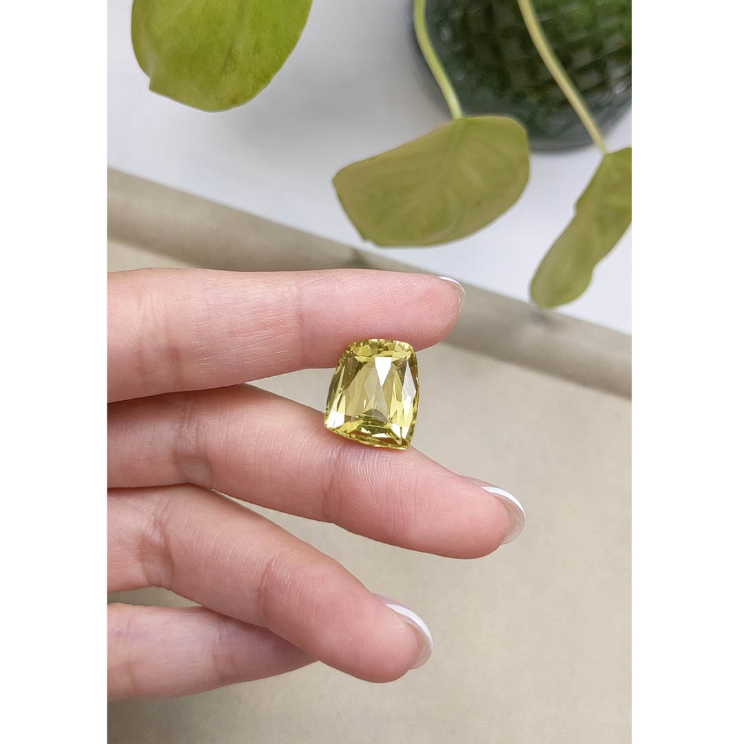 Loose Lemon Quartz - Fancy 11.98 Ct. - #K15264 | The Natural