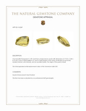 11.89 Ct. Quartz from Brazil Appraisal