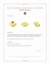 8.58 Ct. Quartz from Brazil Appraisal