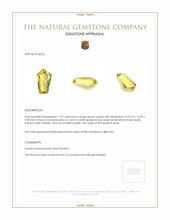 17.29 Ct. Quartz from Brazil Appraisal